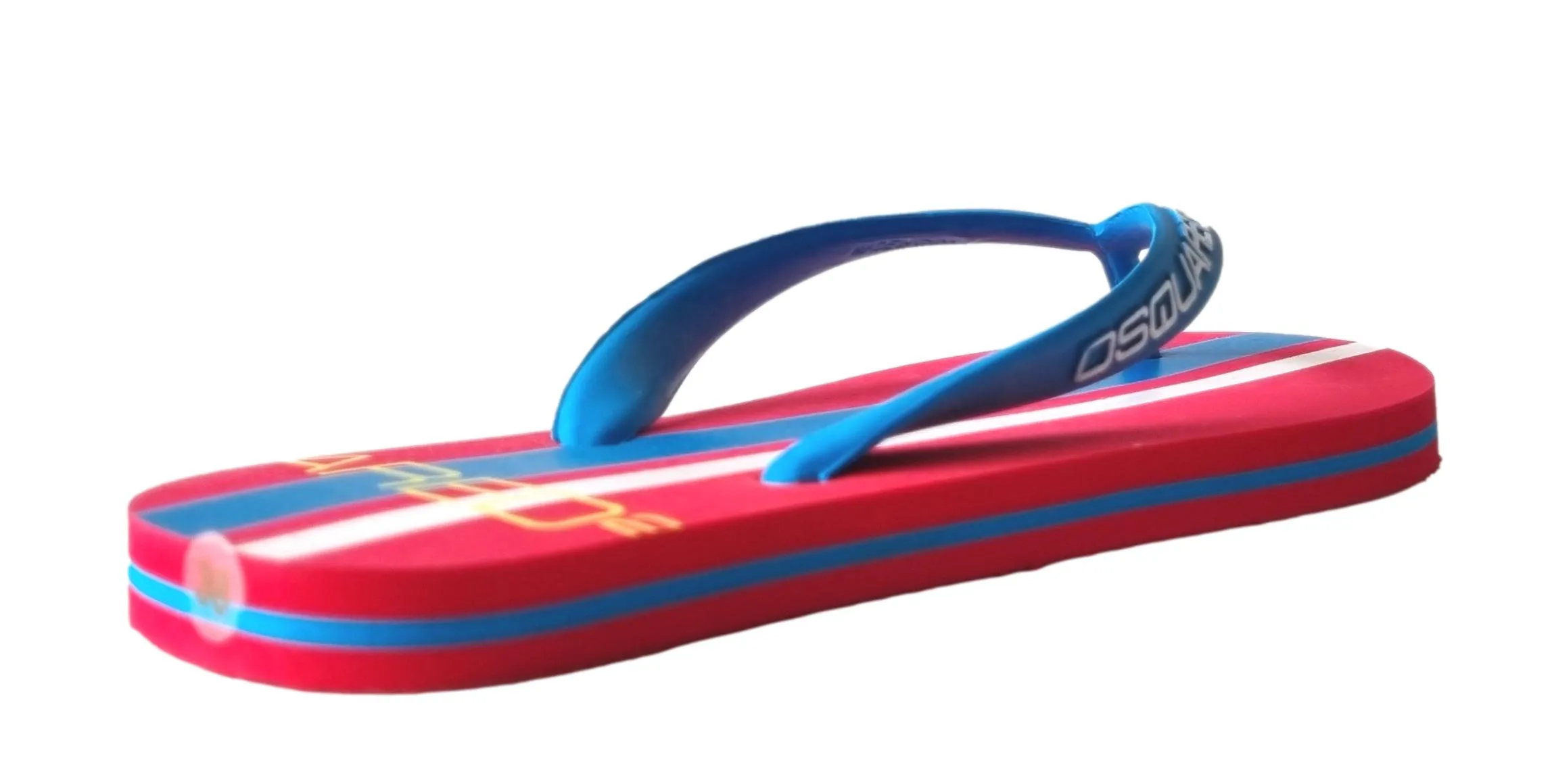 Zapatillas de playa DSQUARED, chanclas, flip flops S10 L005 V942 rojo