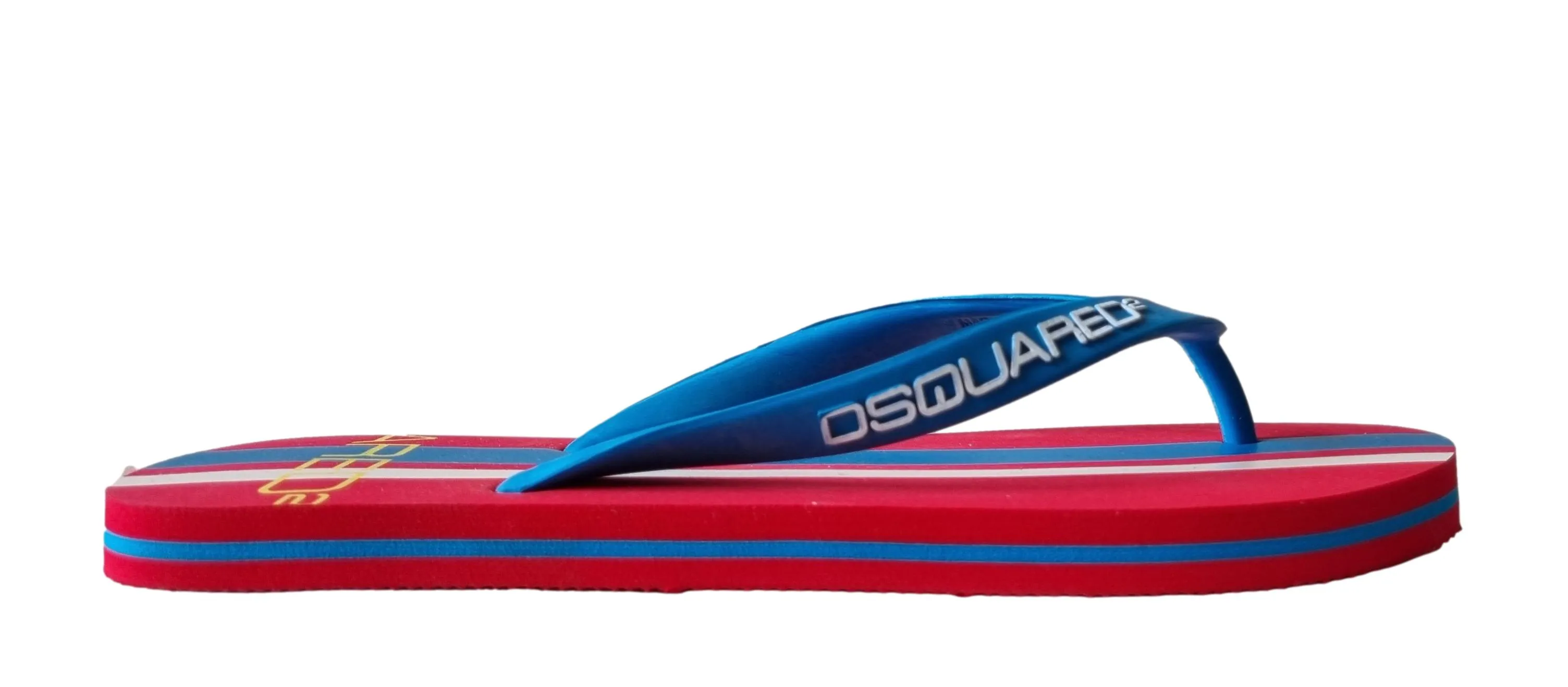 Zapatillas de playa DSQUARED, chanclas, flip flops S10 L005 V942 rojo