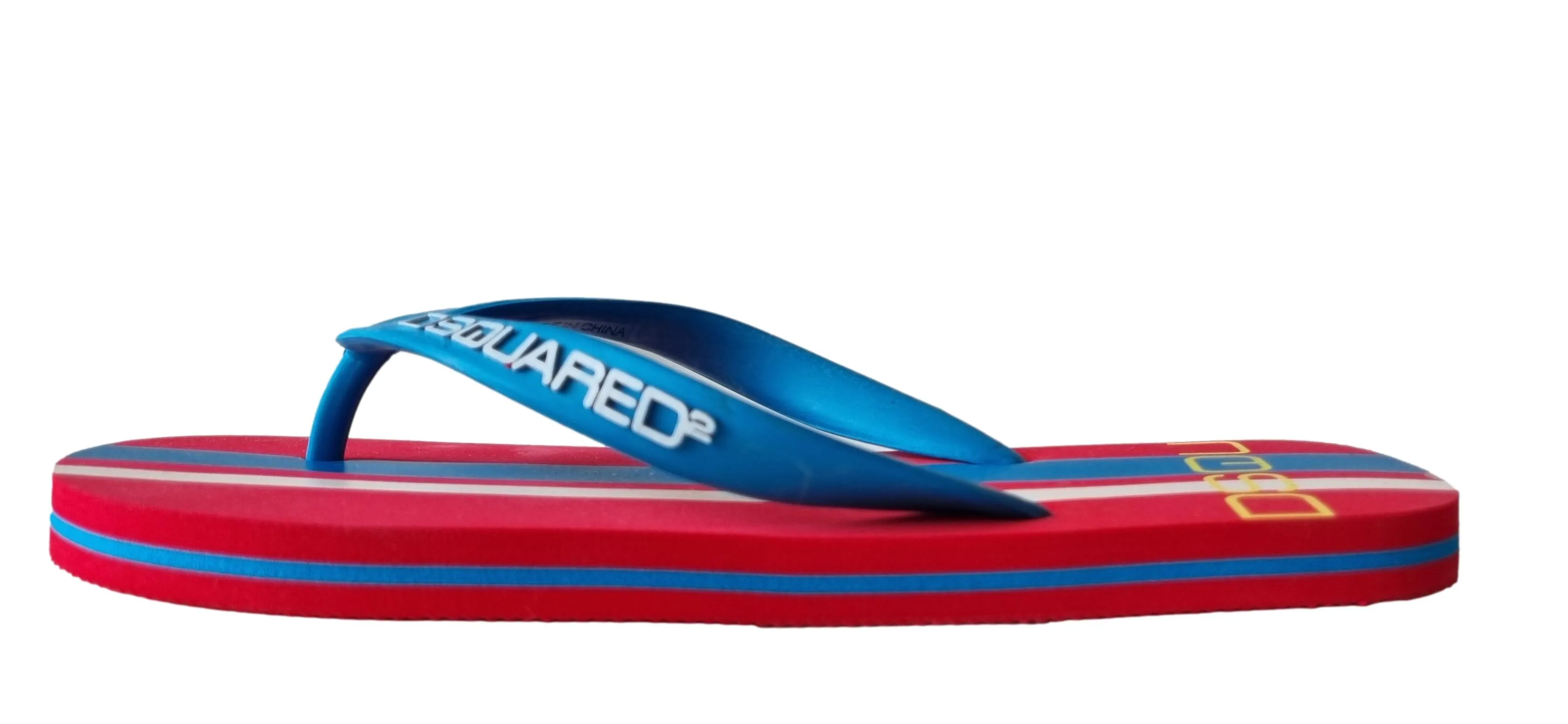 Zapatillas de playa DSQUARED, chanclas, flip flops S10 L005 V942 rojo