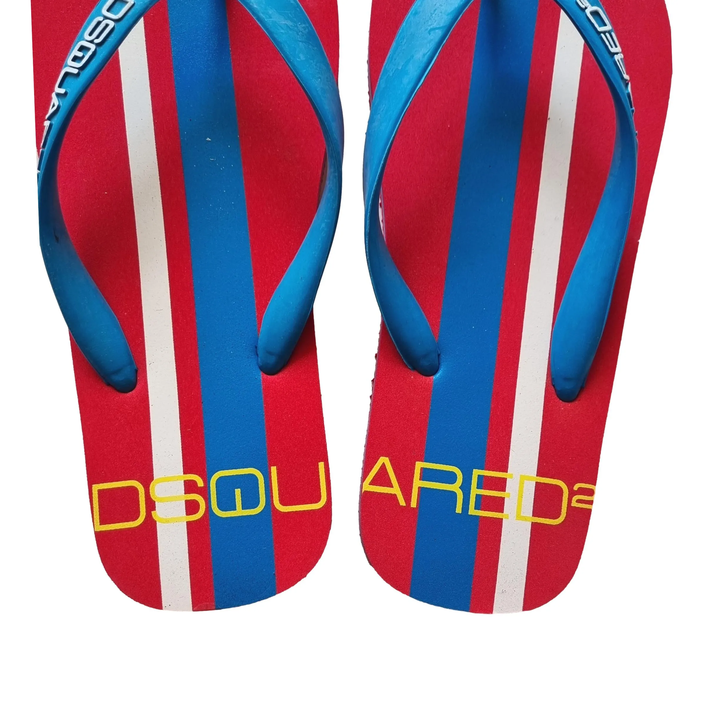 Zapatillas de playa DSQUARED, chanclas, flip flops S10 L005 V942 rojo