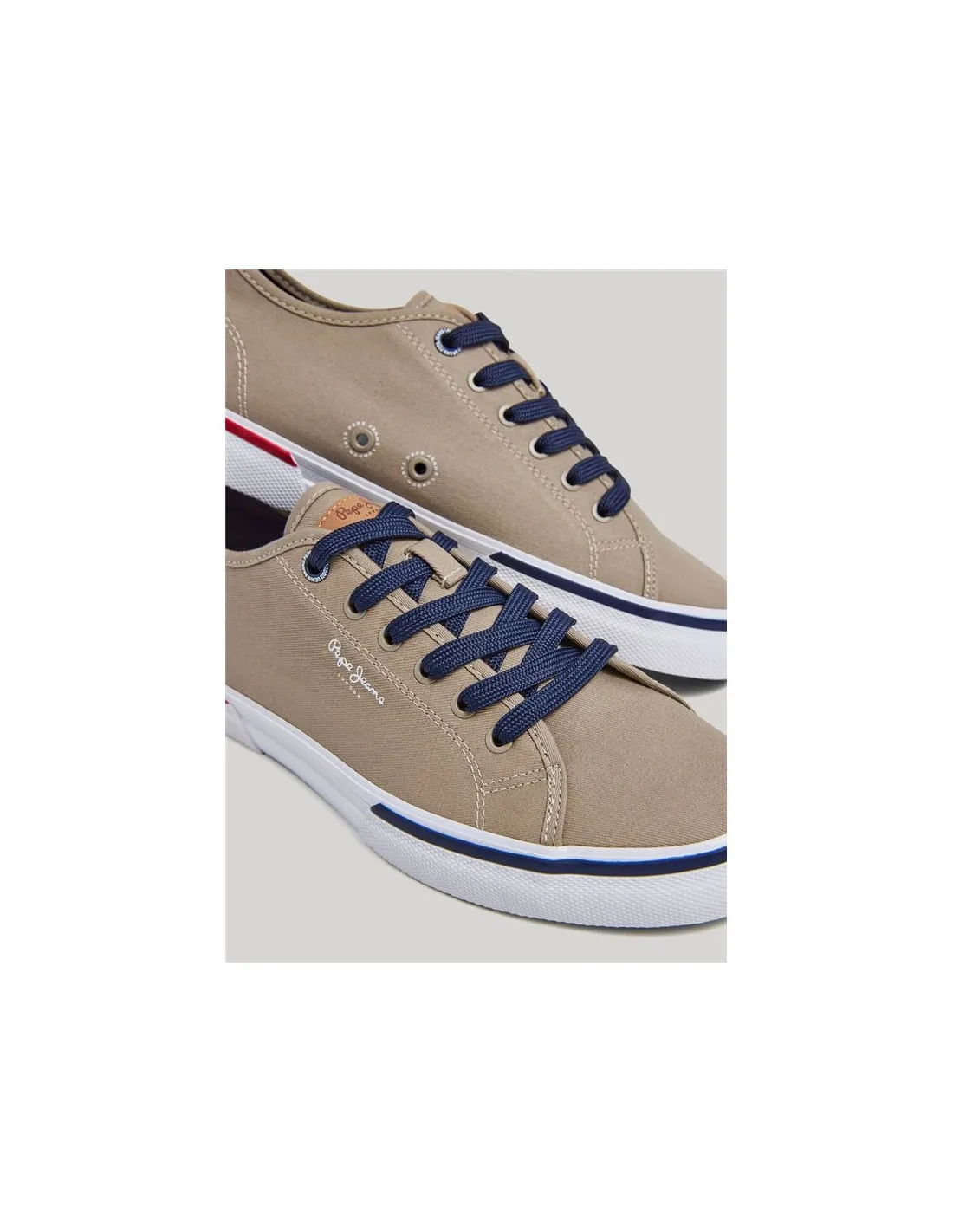 Zapatillas Pepe Jeans London Class Hombre Beige