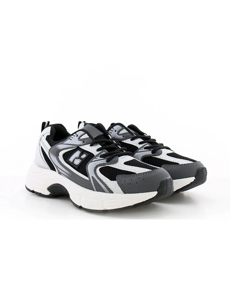 ZAPATILLAS URBANAS CHUNKY "MONOCHROME"  BLANCO Y NEGRO