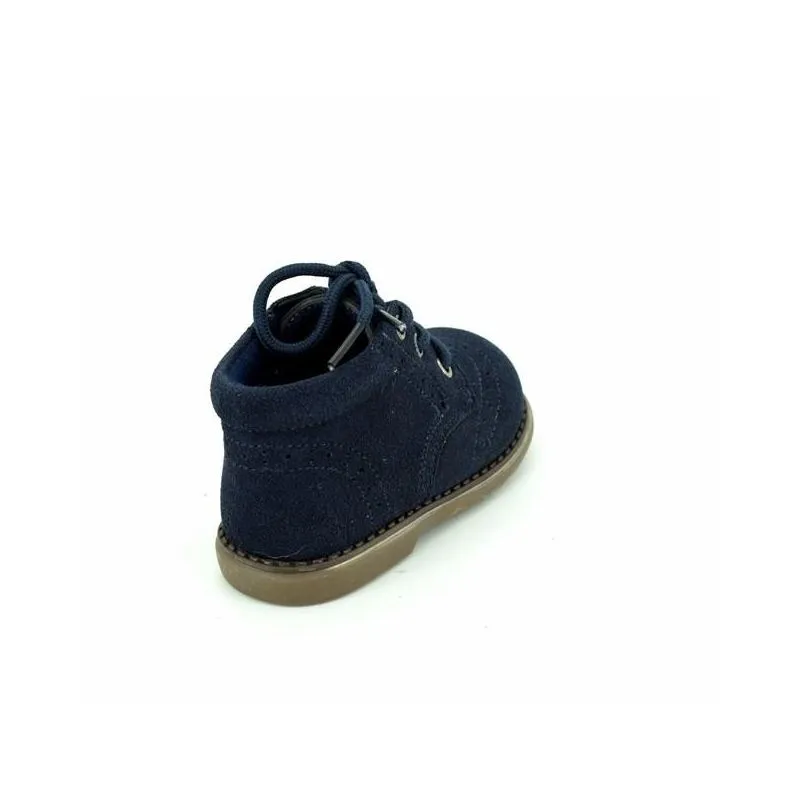 Zapato blucher de piel