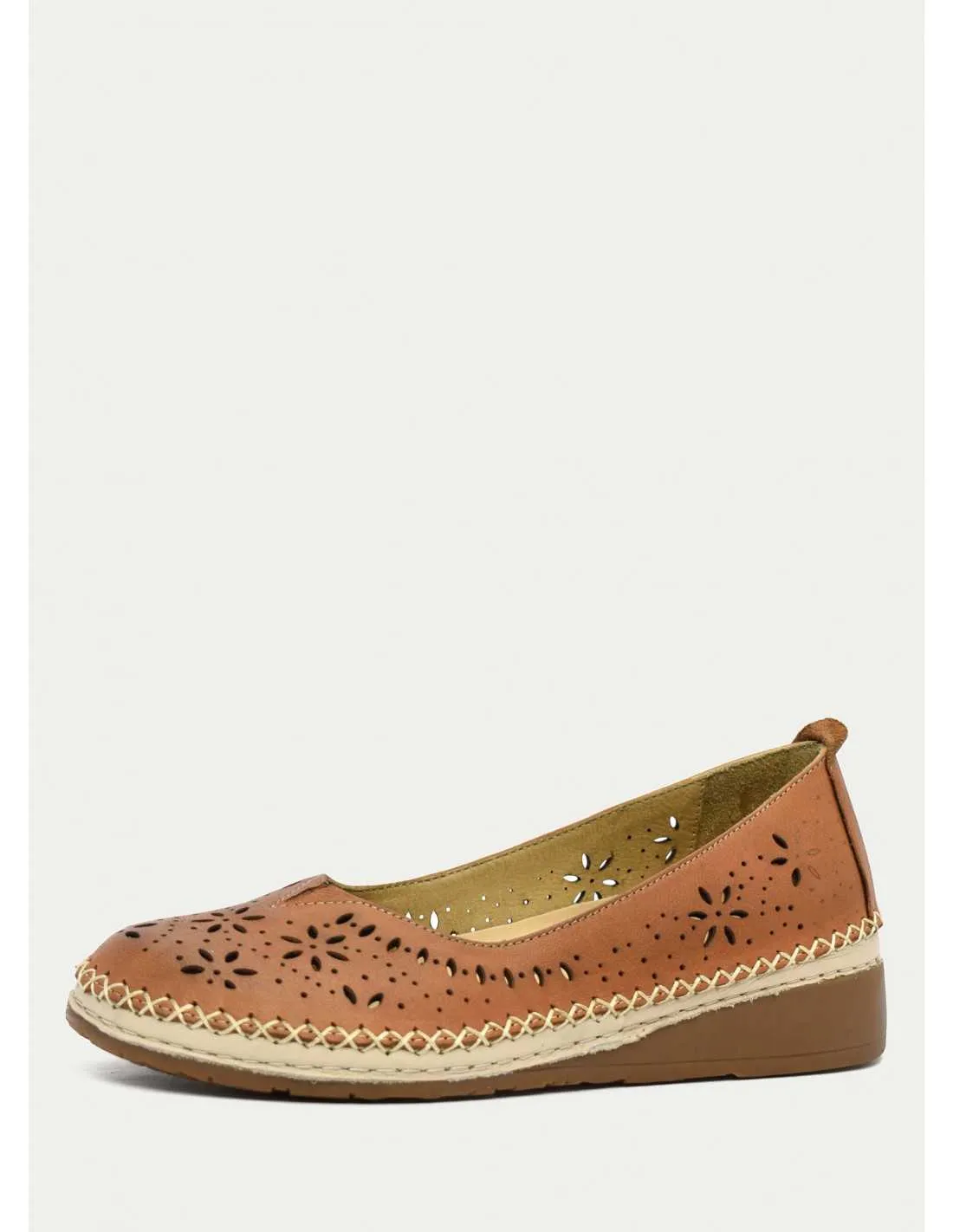 ZAPATO CASUAL 48 HORAS 3803 CAMEL 