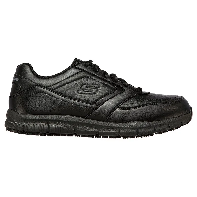 ZAPATO LABORAL CASUAL DE PIEL NAMPA  SKECHERS