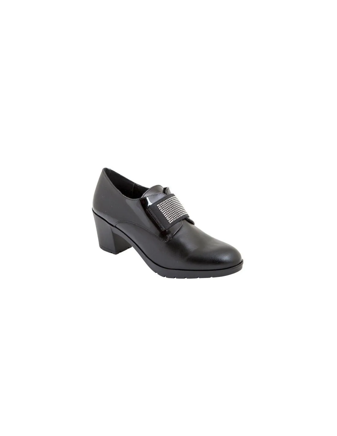 Zapato Mujer Vestir Piel Negro