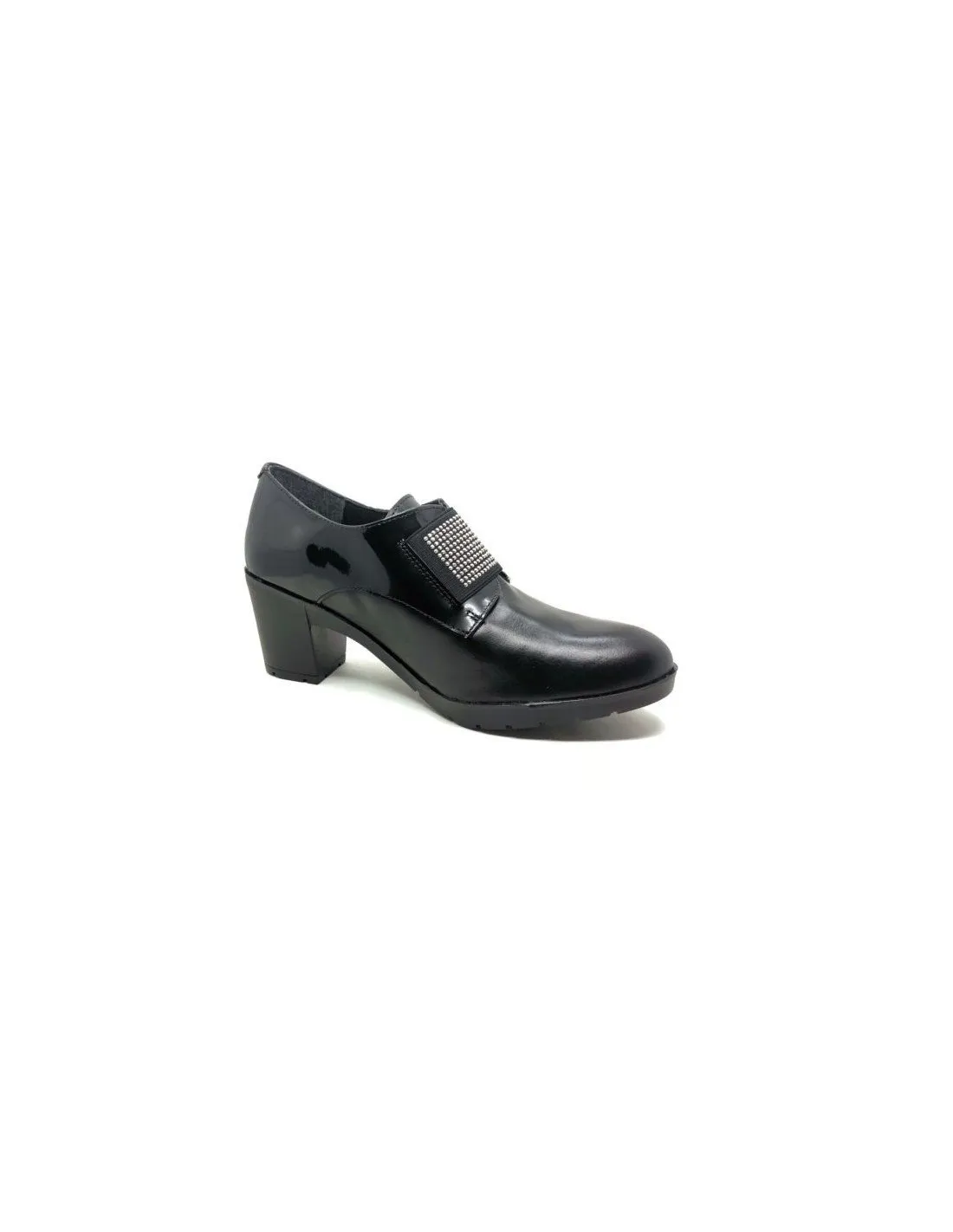 Zapato Mujer Vestir Piel Negro