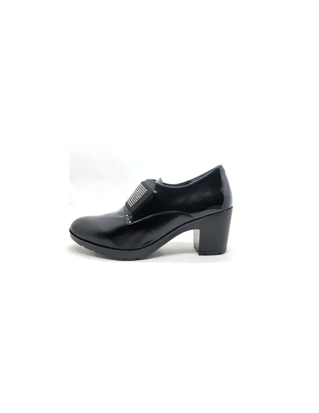 Zapato Mujer Vestir Piel Negro