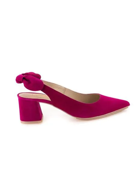 zapato vexed de piel fucsia 17470