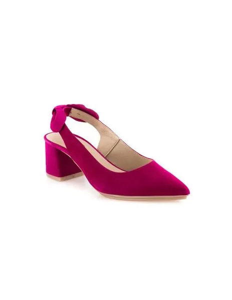 zapato vexed de piel fucsia 17470