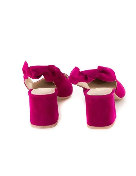 zapato vexed de piel fucsia 17470