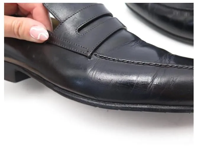 ZAPATOS BERLUTI ANDY DEMESURE MOCASINES 7 41 ZAPATOS PIEL ZAPATOS Negro 