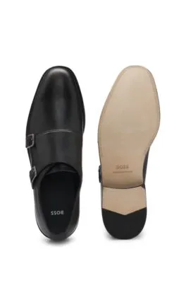 Zapatos de piel con hebilla y suela flexible