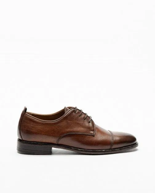 Zapatos derby PROF 7206 Camel