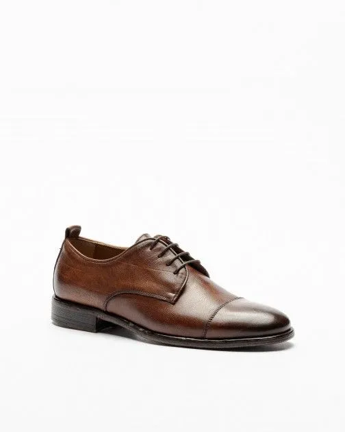 Zapatos derby PROF 7206 Camel