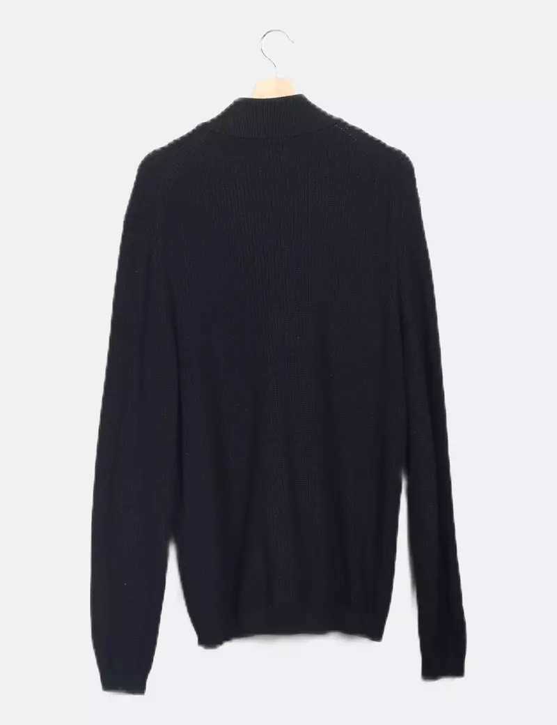 Zara Chaqueta negra punto